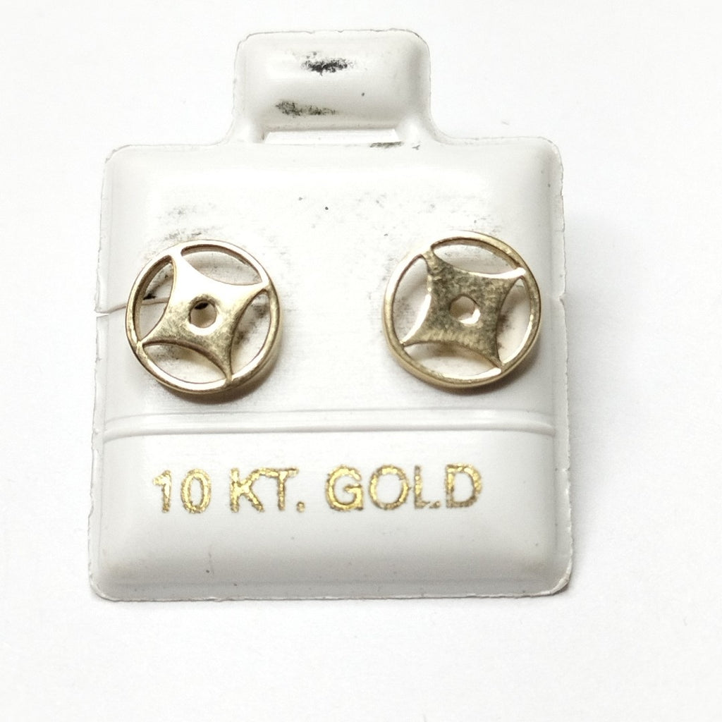 BROQUELES ORO 10K 1 (NUEVO)