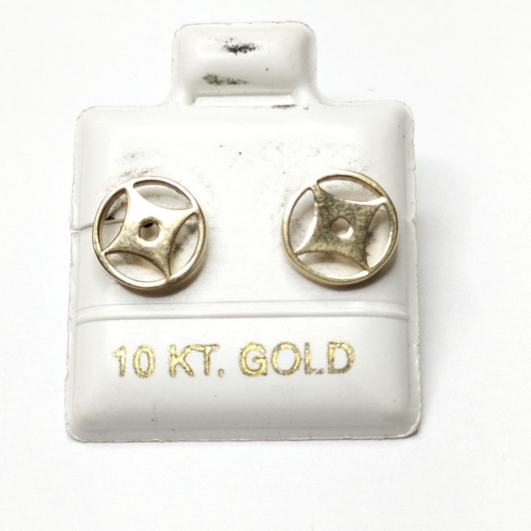 BROQUELES ORO 10K 1 (NUEVO)