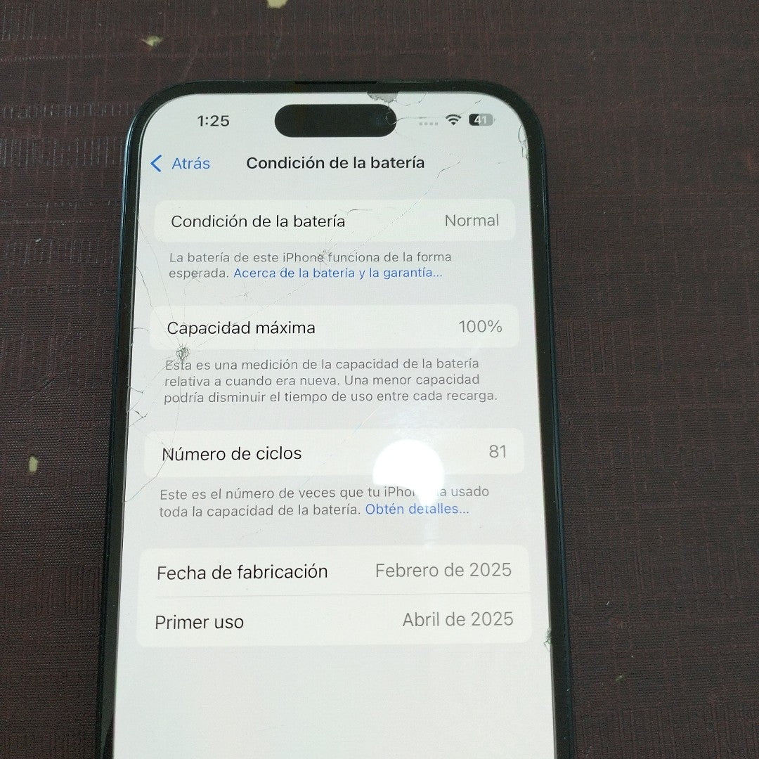 CELULAR APPLE IPHONE 16 A3286 (2024) 128 GB 8 GB RAM (SEMINUEVO)