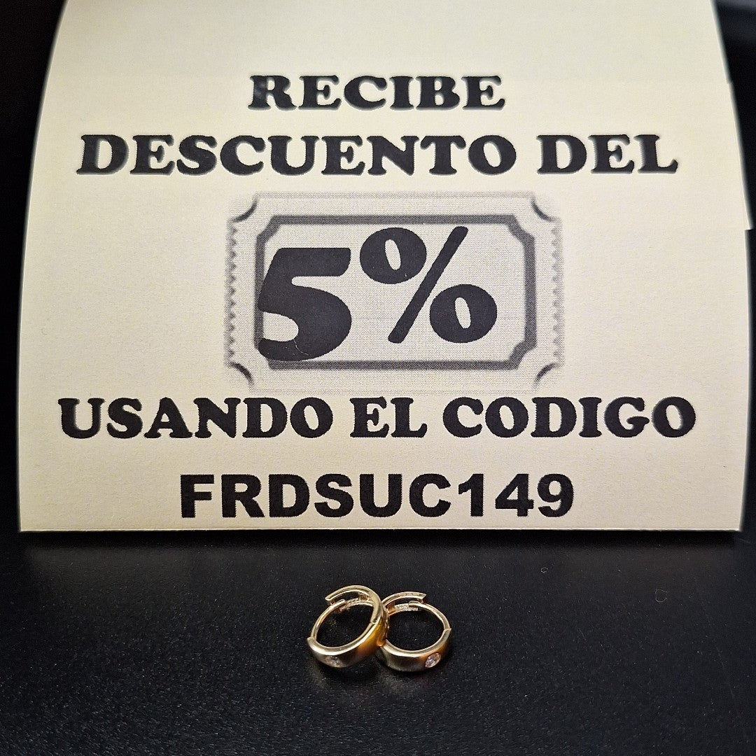 HUGGIES ORO 14K 1.4 (NUEVO)