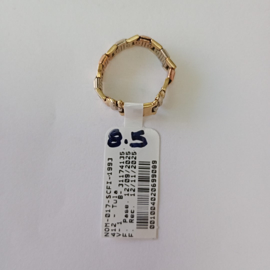 ANILLO ORO,ORO COMBINADO 14 K 3,50 GRMS (SEMINUEVO)