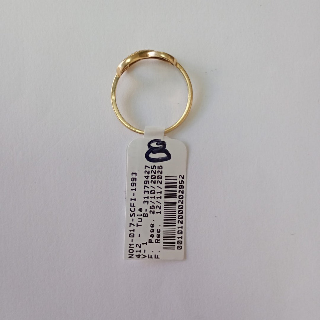 K1 1,40 GRMS 14 K ESPECIFICACIONES COMPLEMENTARIAS ANILLITO VENDIBLE DE INFINITO (SEMINUEVO)