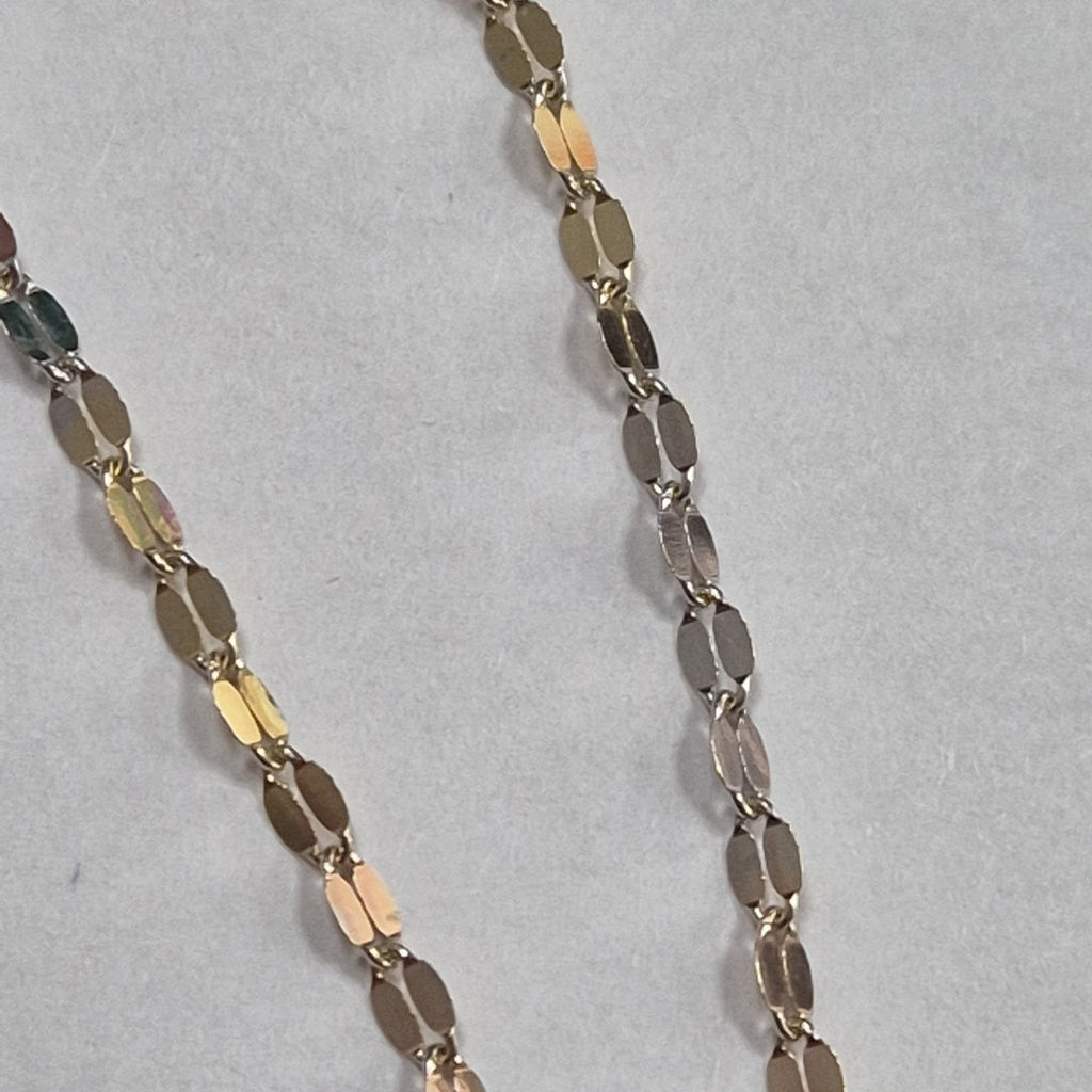 CADENA. ORO COMBINADO. 14 K 2.2 GRMS (SEMINUEVO)