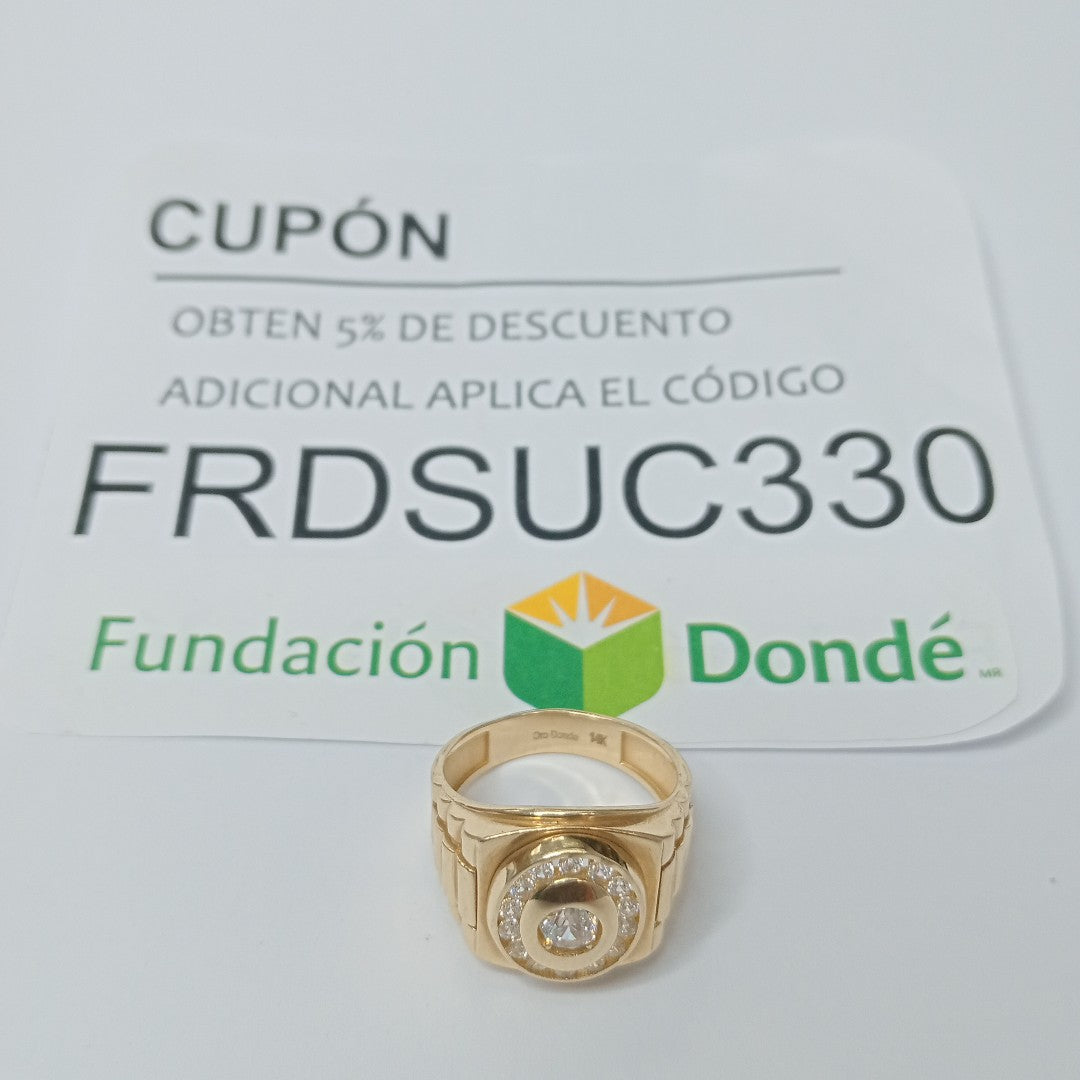ANILLOS CABALLERO ORO 14K 6.6 (NUEVO)