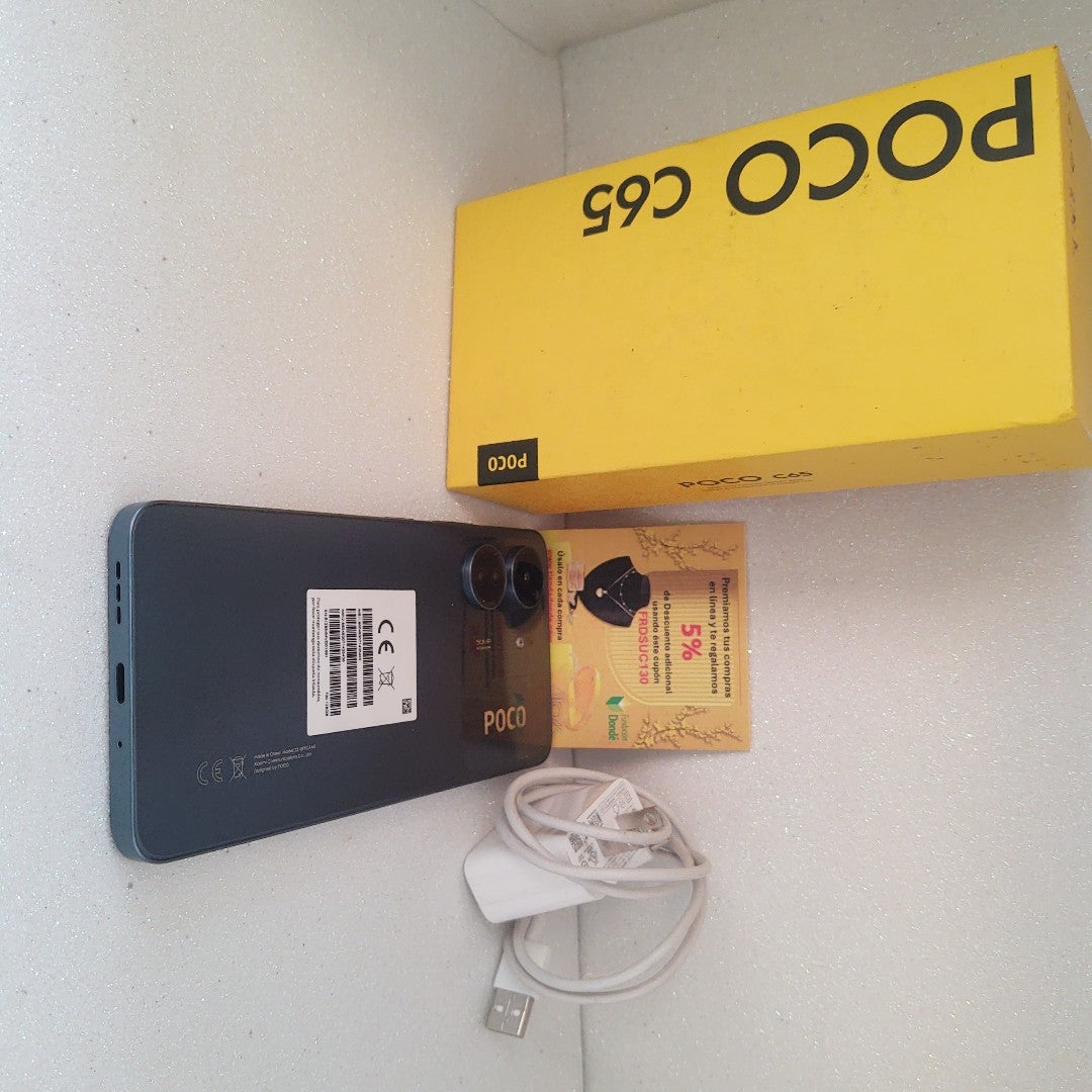CELULAR XIAOMI POCO C65 2310FPCA4G (2023) 128 GB 6 GB RAM (SEMINUEVO)