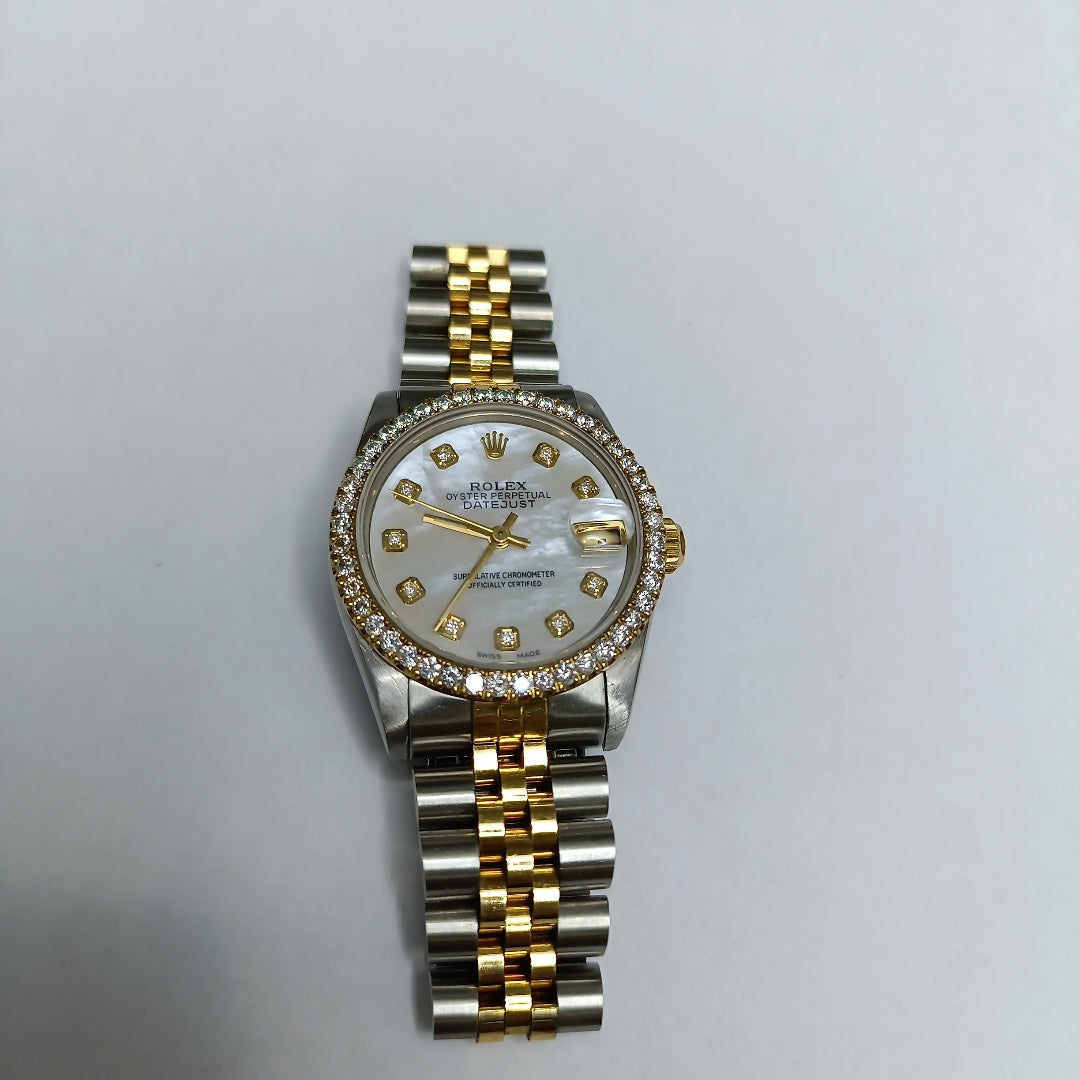   RELOJ DAMA   ROLEX   OYSTER PERPETUAL DAT (SEMINUEVO)