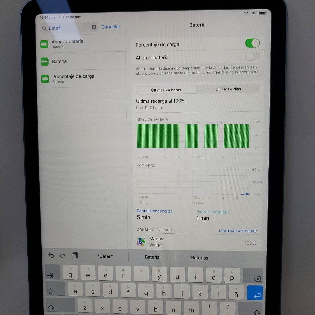 TABLETA APPLE IPAD AIR 5 A2588 256 GB 8 GB RAM