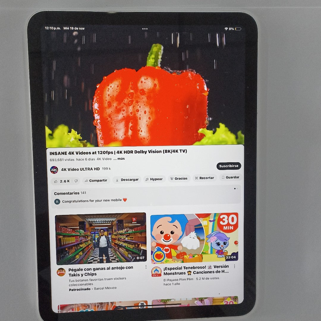 TABLETA APPLE IPAD 10 A2696 64 GB 4 GB RAM (SEMINUEVO)