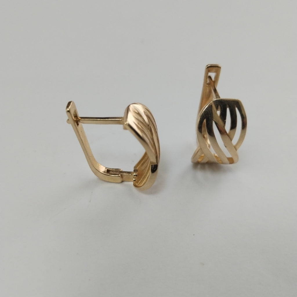 BROQUELES ORO 14K 3.7 (NUEVO)