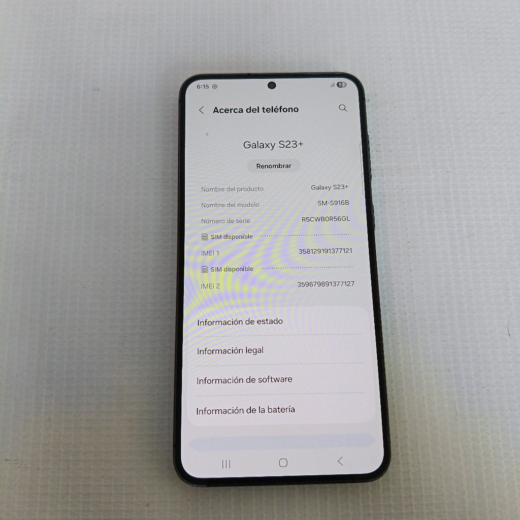 CELULAR SAMSUNG GALAXY S23+ SM-S916B 512 GB 8 GB RAM (SEMINUEVO)