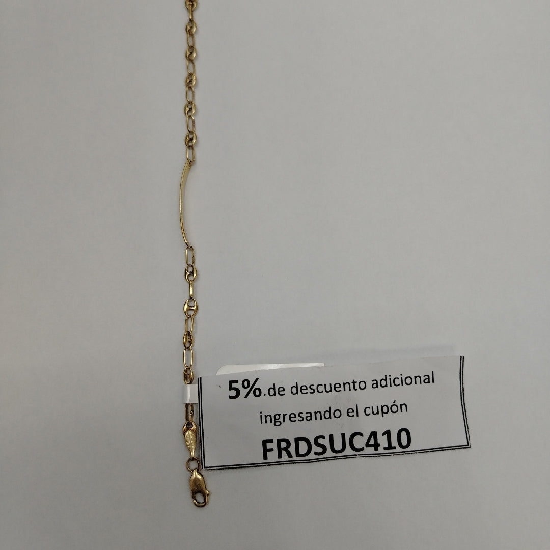 ESCLAVA. ORO. 14 K 3.9 GRMS (SEMINUEVO)