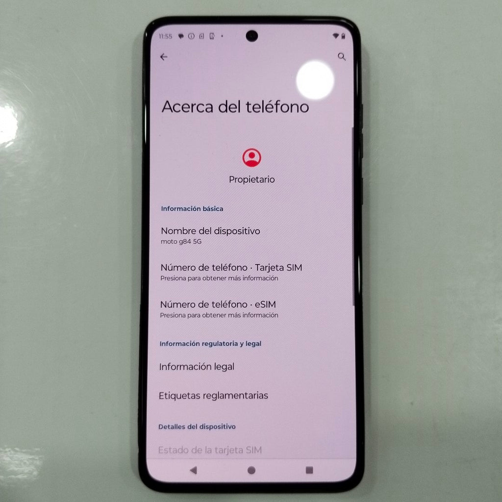 CELULAR MOTOROLA MOTO G84 XT2347-1 (2023) 256 GB 8 GB RAM (SEMINUEVO)