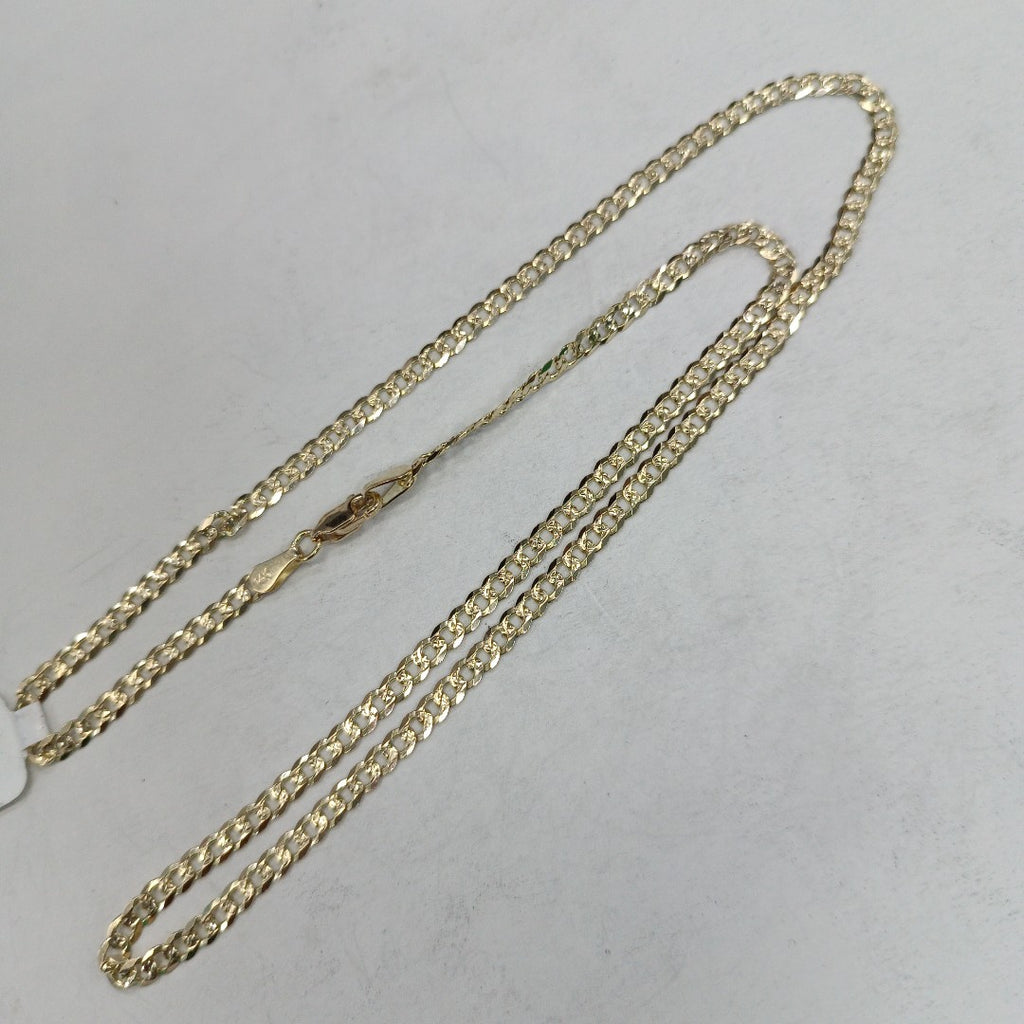 CADENA BARBADA DIAMANTADA 11.11GR 55 CM CM (NUEVO)