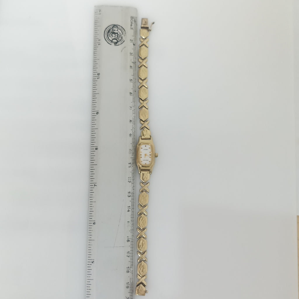 RELOJ CAJA ACERO PULSO ORO. ORO. 8 K 14.7 GRMS (SEMINUEVO)