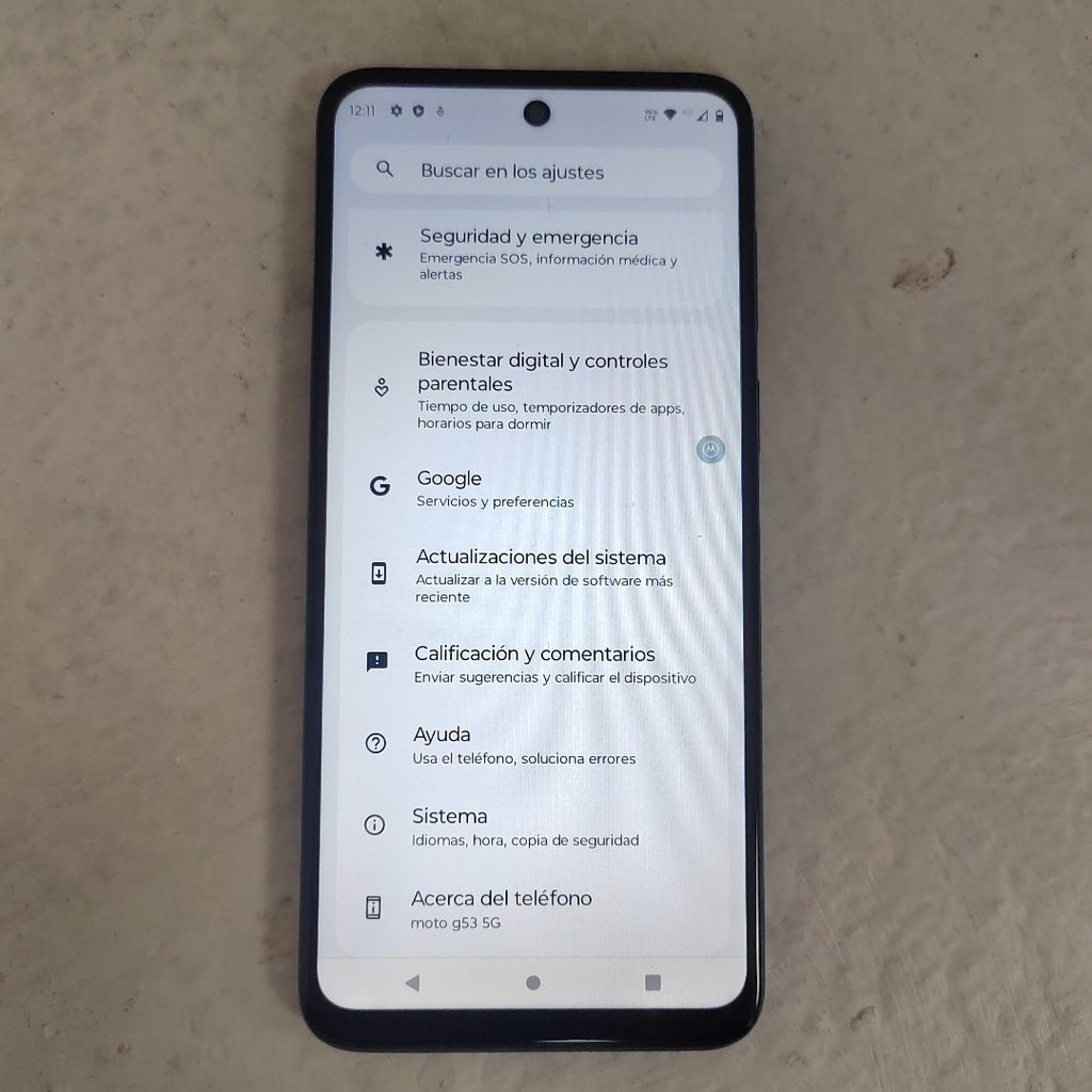 CELULAR MOTOROLA MOTO G53 5G XT2335-3 (2022) 128 GB 8 GB RAM (SEMINUEVO)