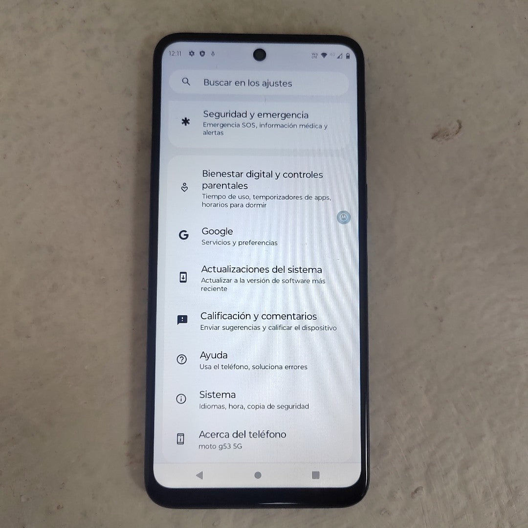 CELULAR MOTOROLA MOTO G53 5G XT2335-3 (2022) 128 GB 8 GB RAM (SEMINUEVO)