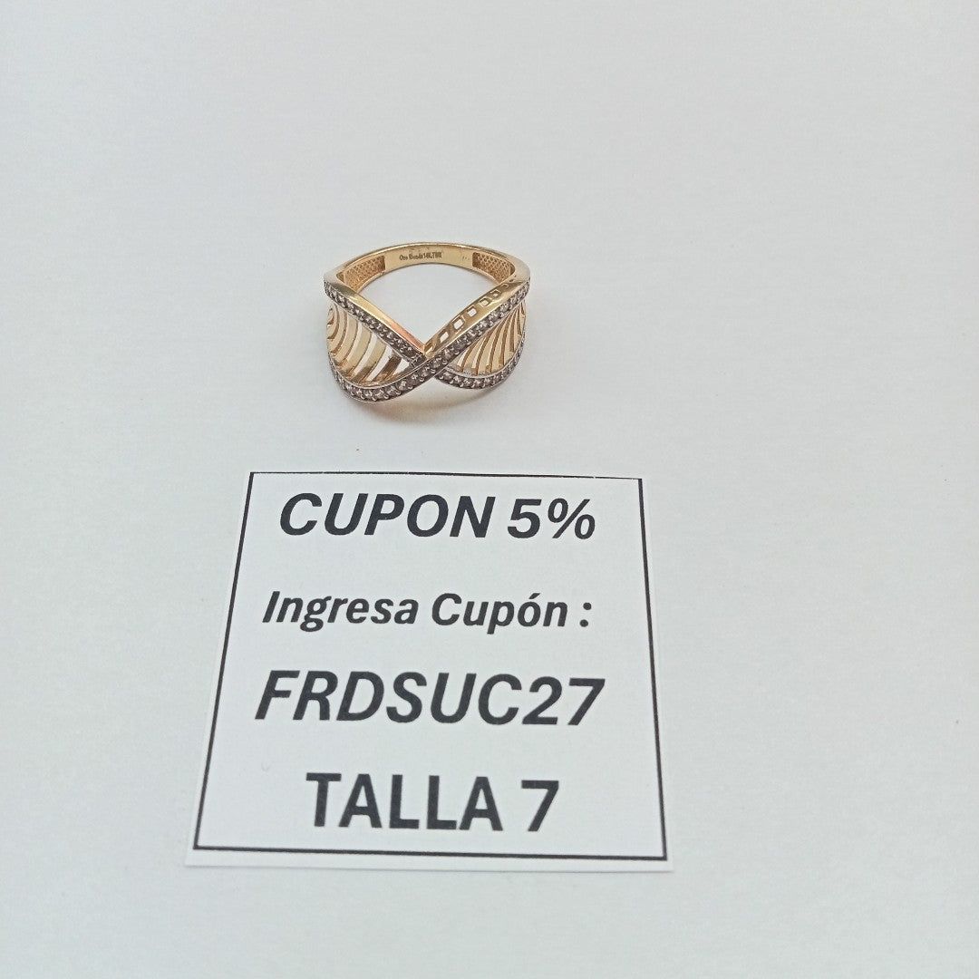 ANILLOS DAMA ORO 14K 3 (NUEVO)