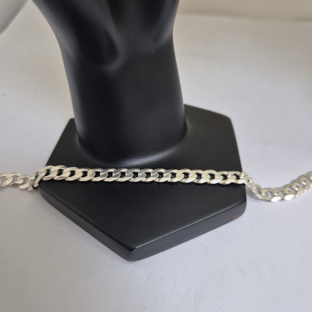 PULSERA BARBADA PLATA .925 10.6G (NUEVO)