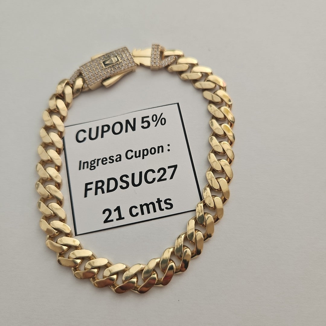 PULSERA BARBADO ESPECIAL 13.3GR 21 CM (NUEVO)