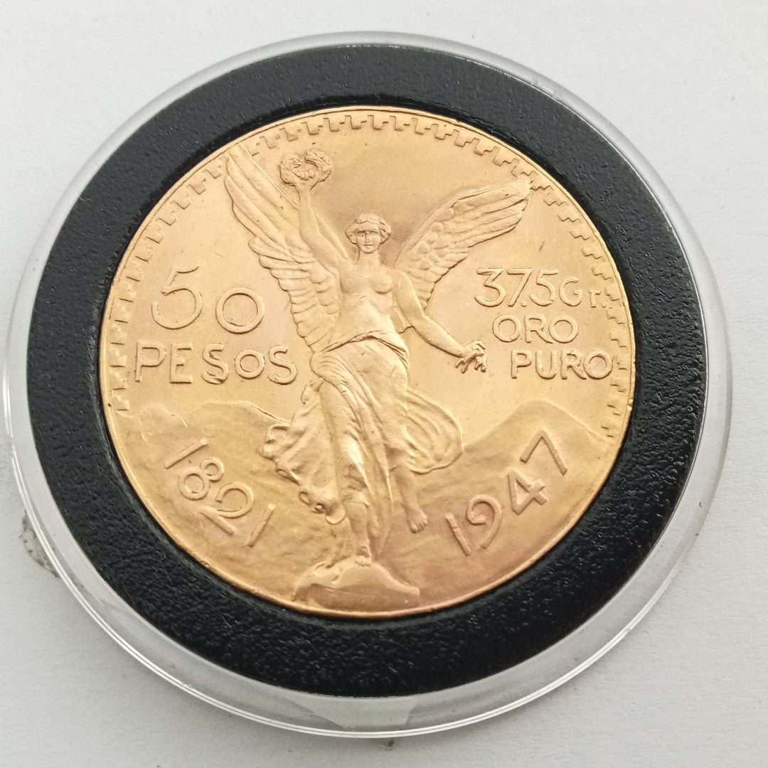 K1 41.6 GRMS 21 K IDENTIFICACIÓN MONEDA NOMINATIVA. MATERIALES ORO. (SEMINUEVO)