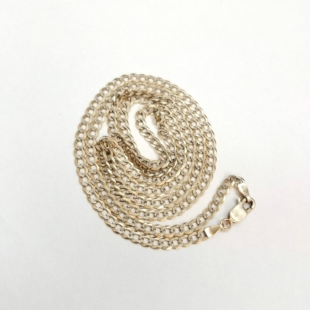 CADENA. ORO. 14 K 7.6 GRMS (SEMINUEVO)