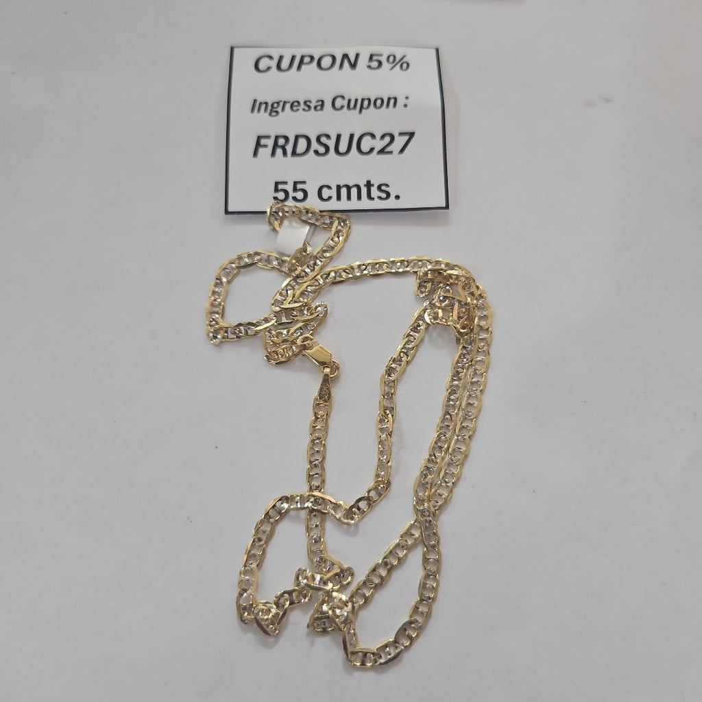 CADENA TEJIDO MARINERO 8GR 55 CM CM (NUEVO)