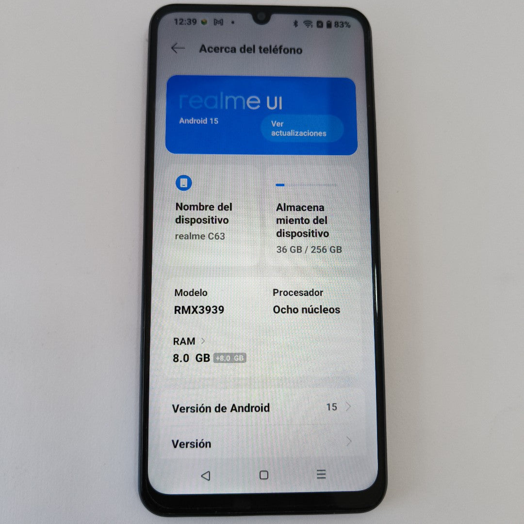 CELULAR REALME C65 RMX3910 (2024) 256 GB 8 GB RAM (SEMINUEVO)