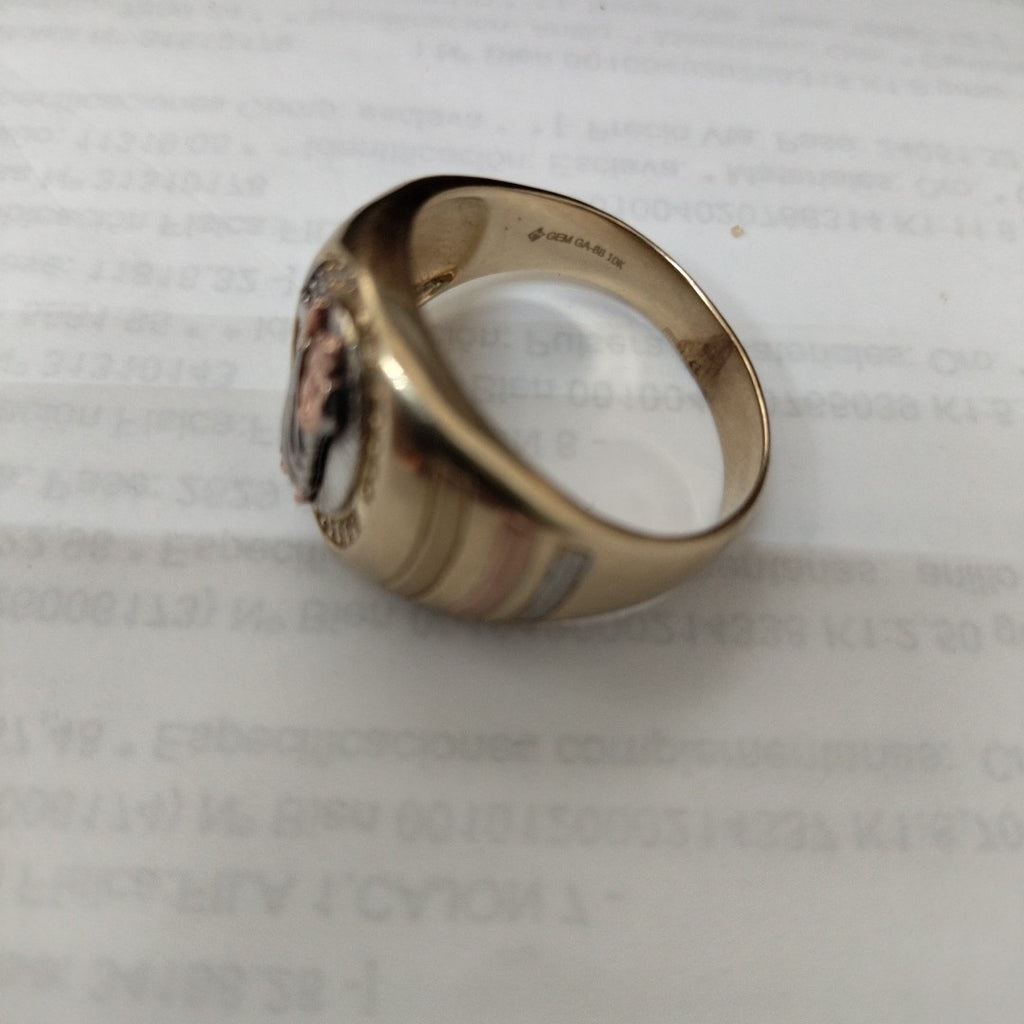 ANILLO. ORO. 10 K 8 GRMS (SEMINUEVO)