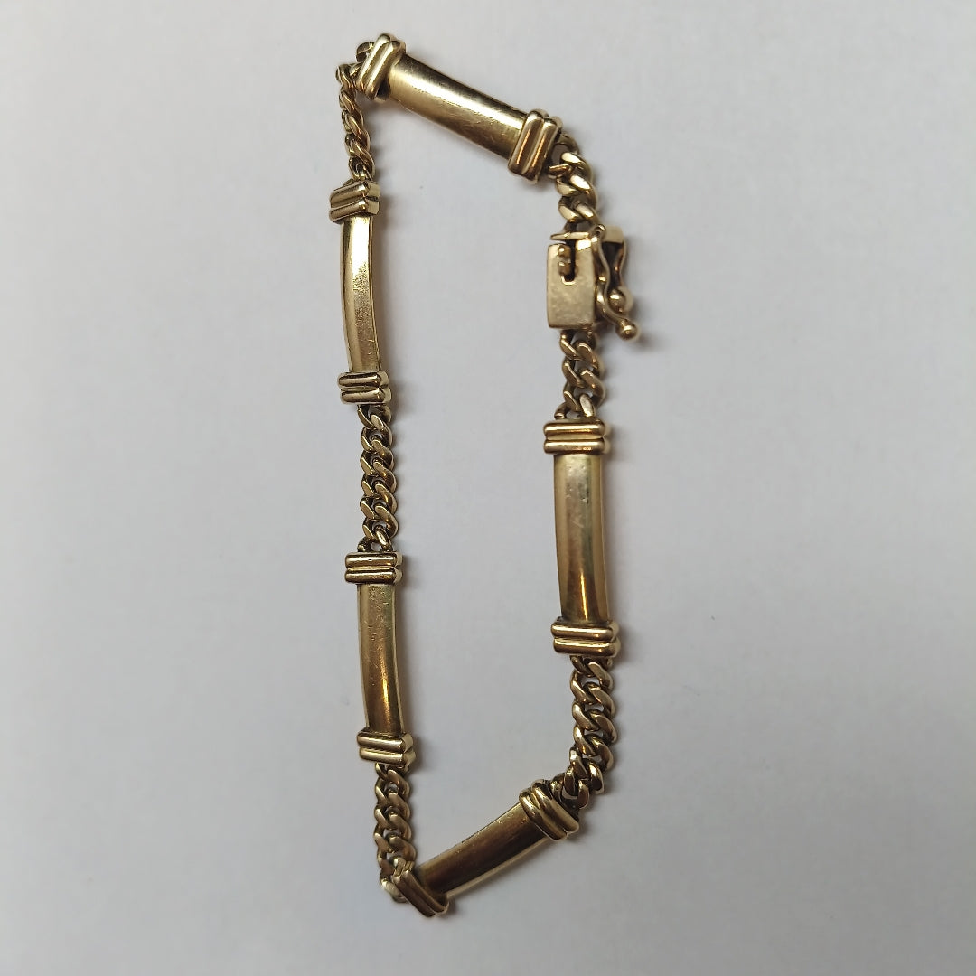 PULSERA. ORO. 14 K 12.8 GRMS (SEMINUEVO)