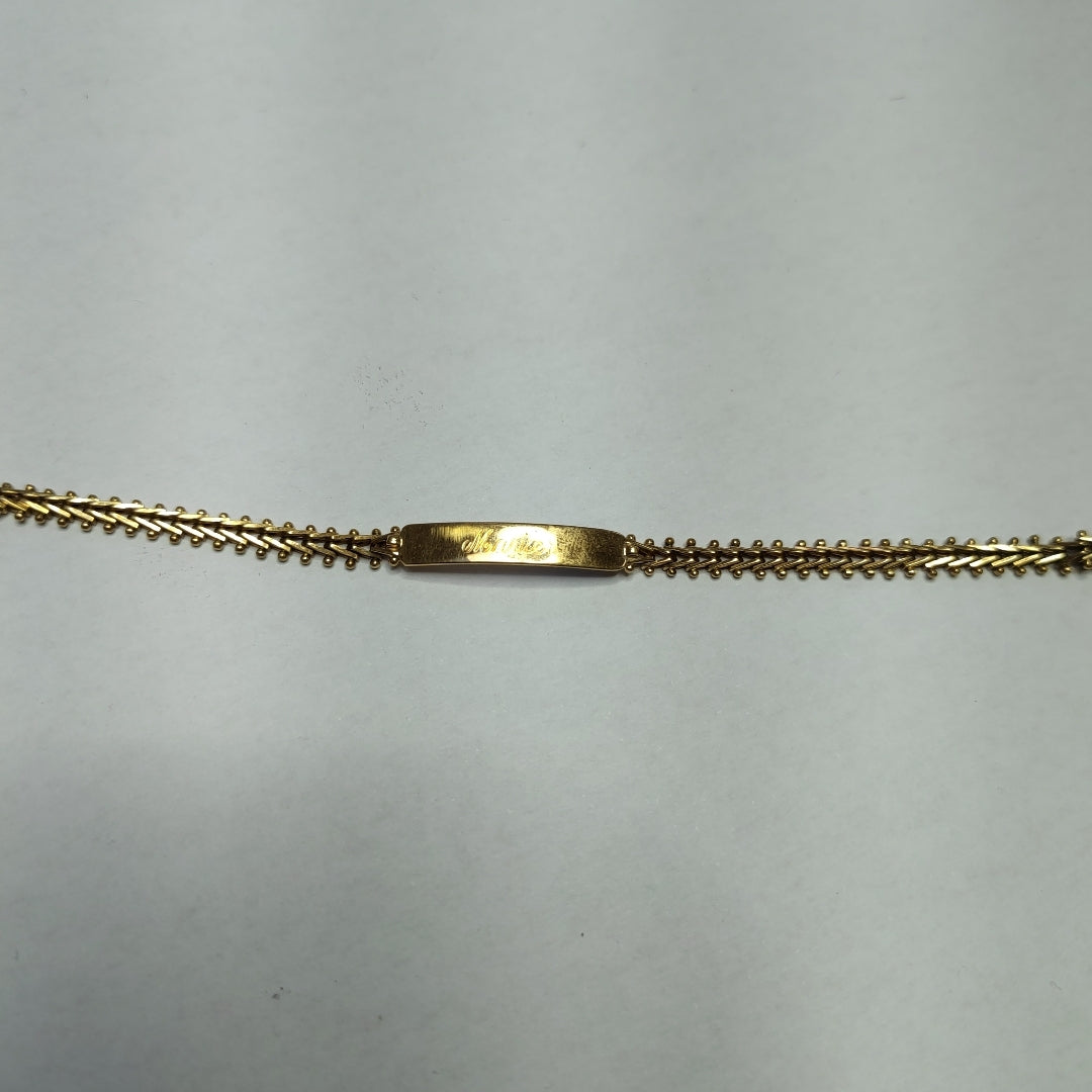 ESCLAVA ORO 14 K 6,10 GRMS (SEMINUEVO)