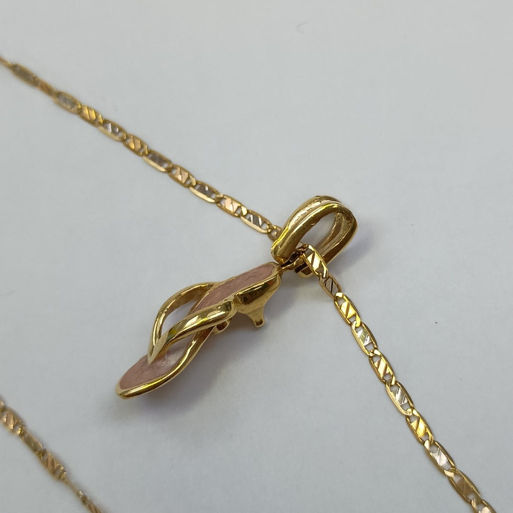 CADENA,DIJE ORO 14 K 3,80 GRMS (SEMINUEVO)