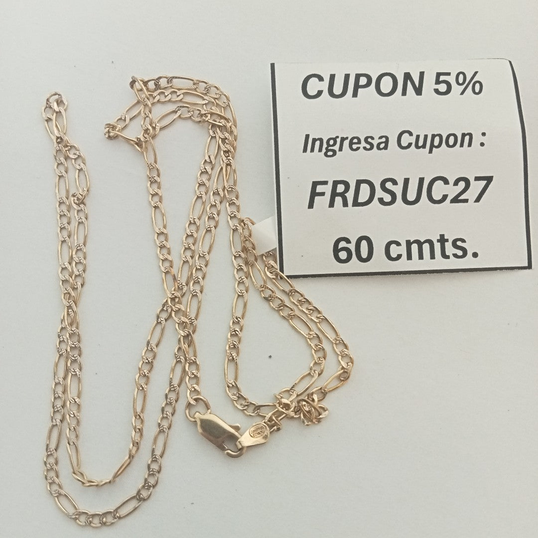 COLLAR ORO,RODIADO 14 K 5,90 GRMS (SEMINUEVO)