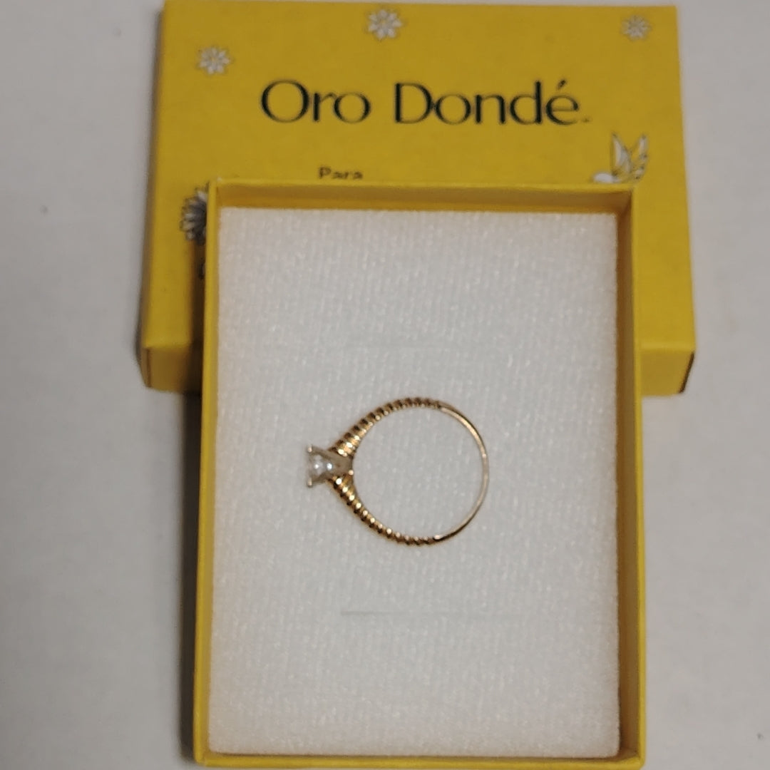 10239SOL17080B975 FRD24 SOLITARIOS ORO 14K 2.7GRS (NUEVO)