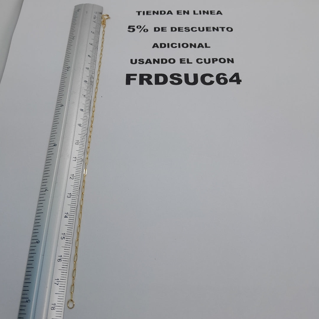 PULSERAS DAMA ORO 14K 0.8 (NUEVO)