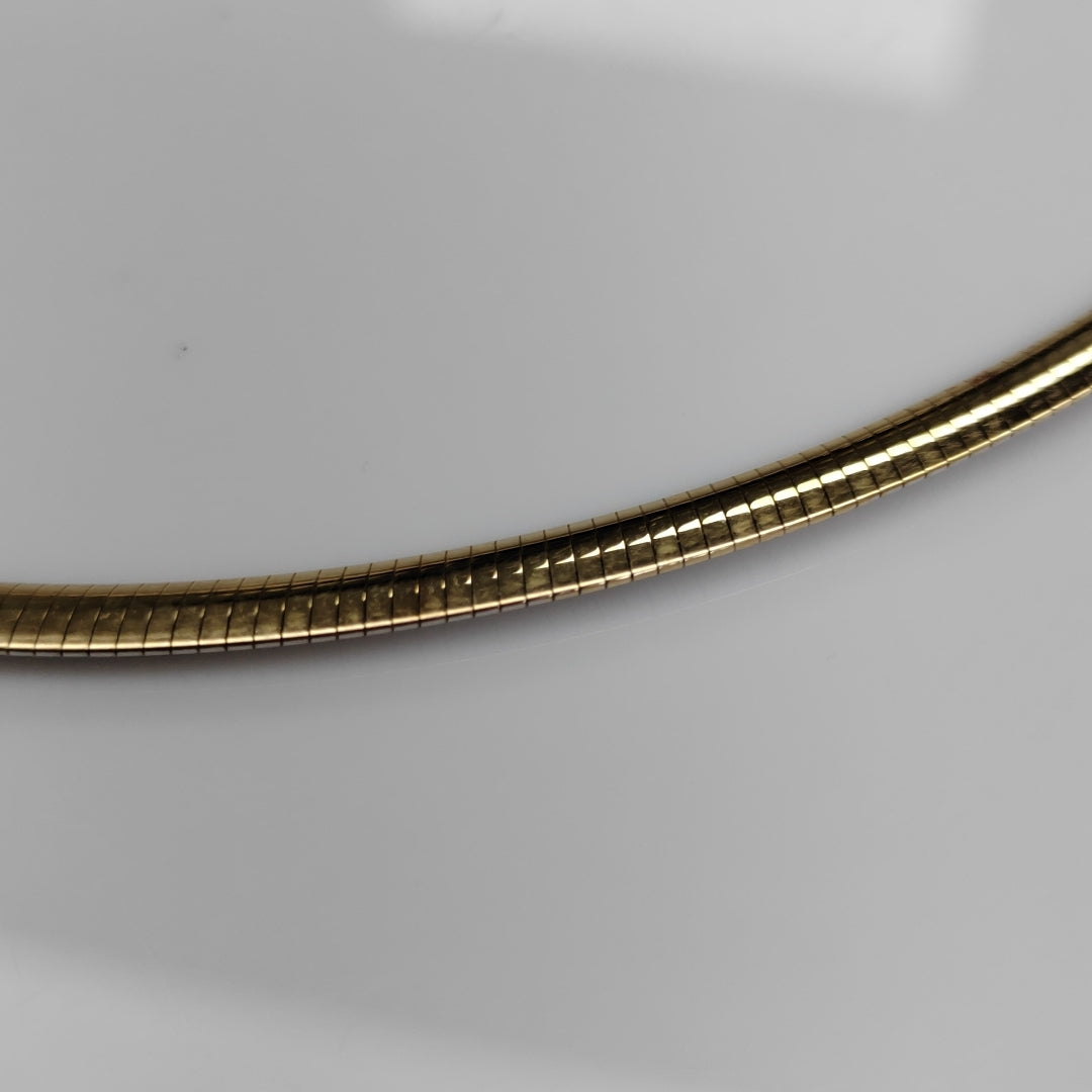 K1 20,40 GRMS 14 K ESPECIFICACIONES COMPLEMENTARIAS GARGANTILLA, DOBLE VISTA (SEMINUEVO)