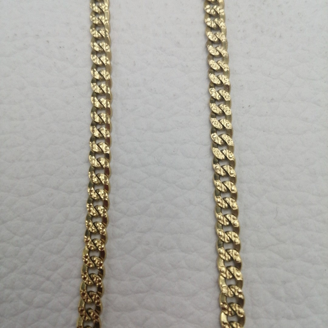 K1 22,70 GRMS 14 K ESPECIFICACIONES COMPLEMENTARIAS CADENA TEJ ESLABONES ORO 14 (SEMINUEVO)