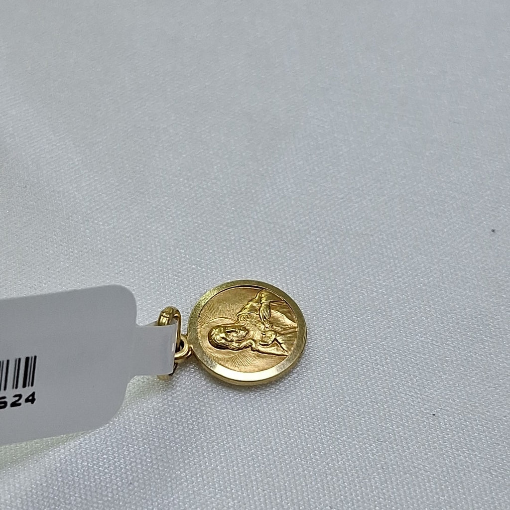 10287REL00000B955 FRD19 MEDALLA ESCAPULARIO ORO 14K 1.6GRS (NUEVO)