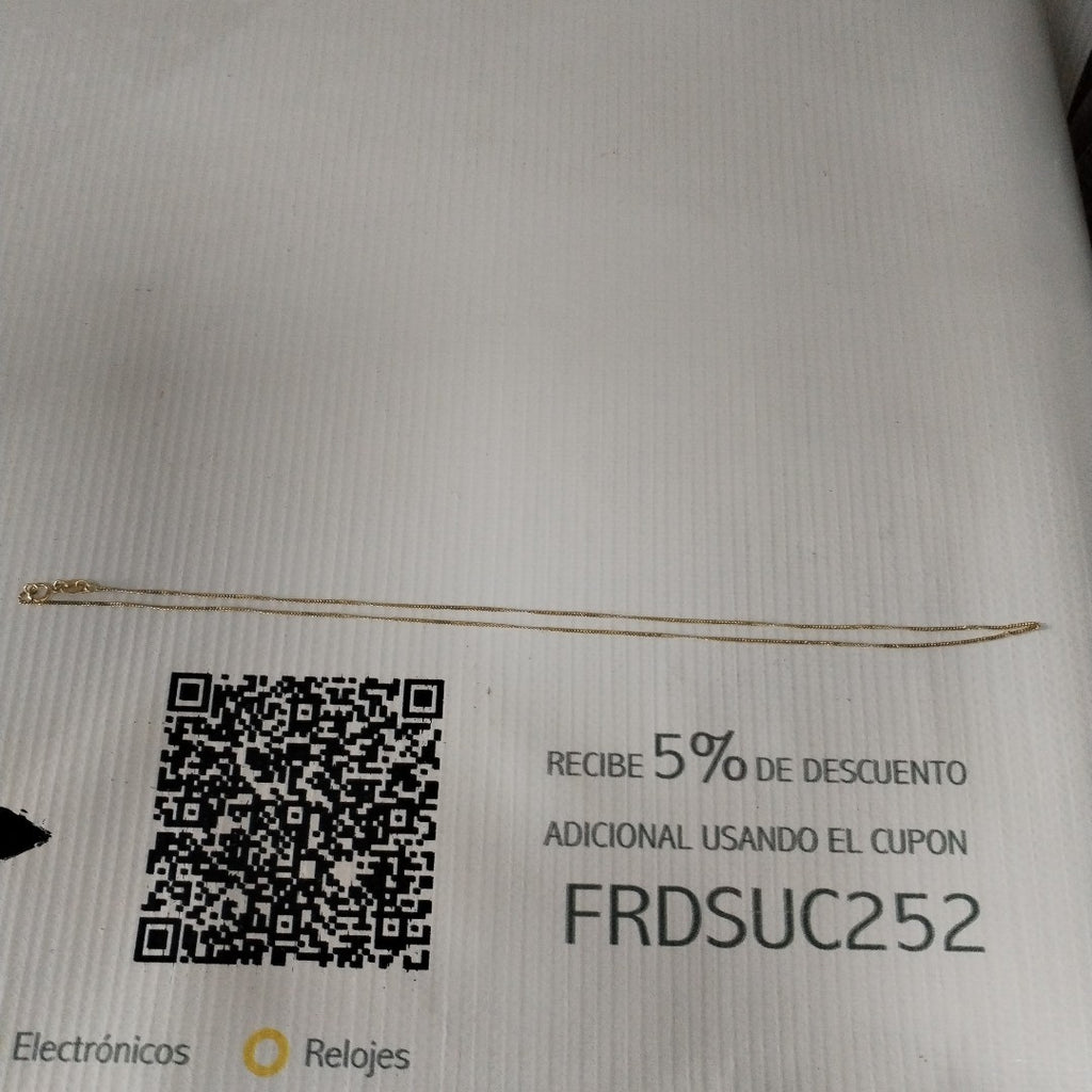 CADENA BARBADO 1.9GR 50 CM (NUEVO)