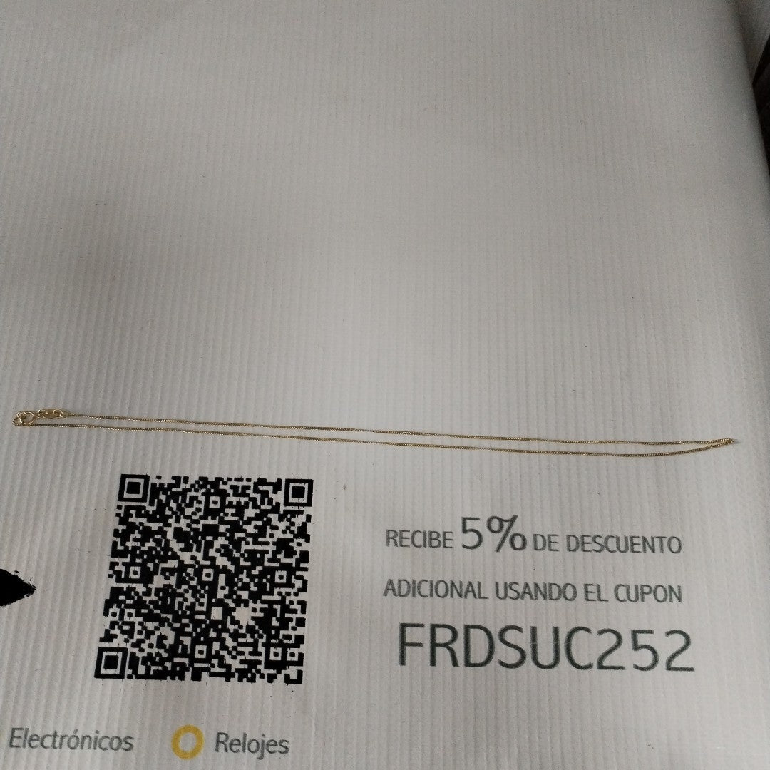 CADENA BARBADO 1.9GR 50 CM (NUEVO)