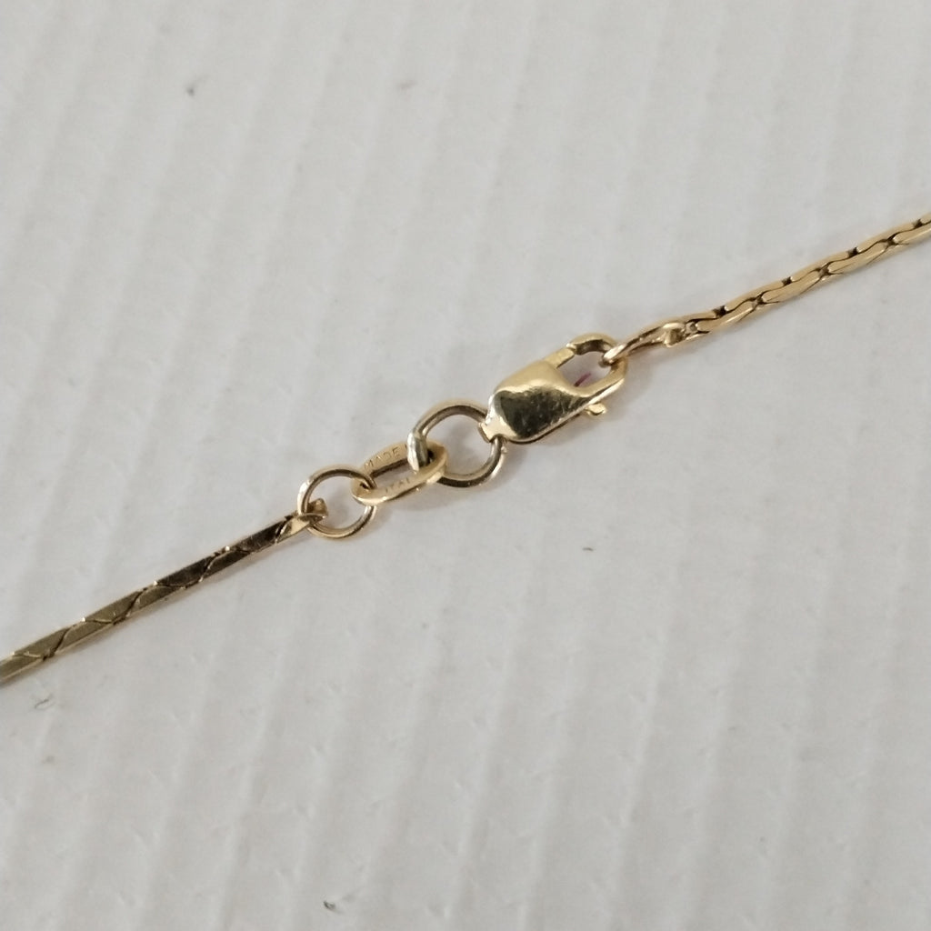 K1 4,30 GRMS 14 K ESPECIFICACIONES COMPLEMENTARIAS CADENA TEJIDO ESPECIAL (SEMINUEVO)