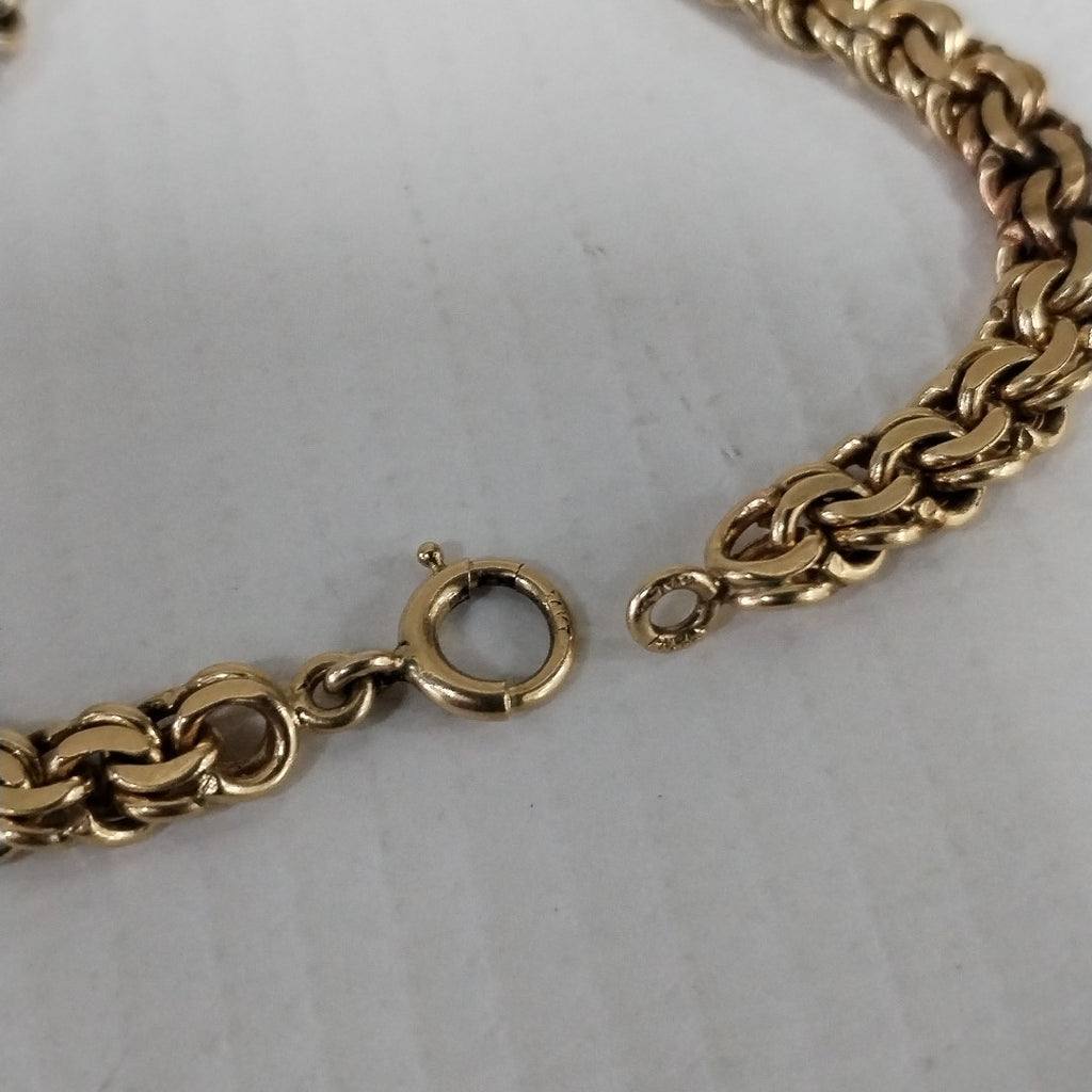 K1 16,20 GRMS 14 K ESPECIFICACIONES COMPLEMENTARIAS PULSERA TEJIDO HECHURA ESPE (SEMINUEVO)