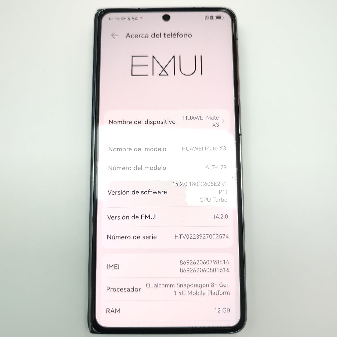 CELULAR HUAWEI MATE X3 ALT-L29 (2023) 512 GB 12 GB RAM (SEMINUEVO)
