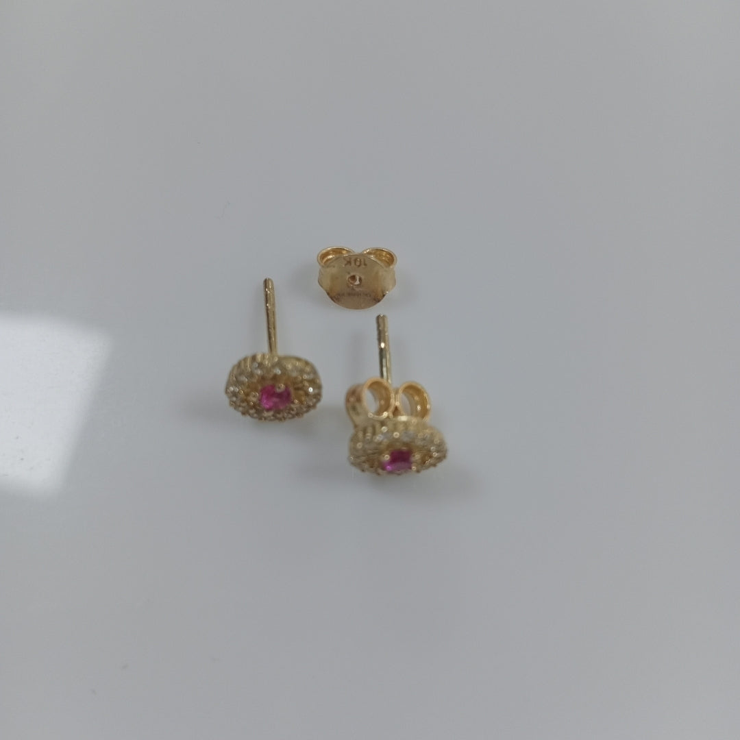 BROQUELES ORO 10K 1 (NUEVO)