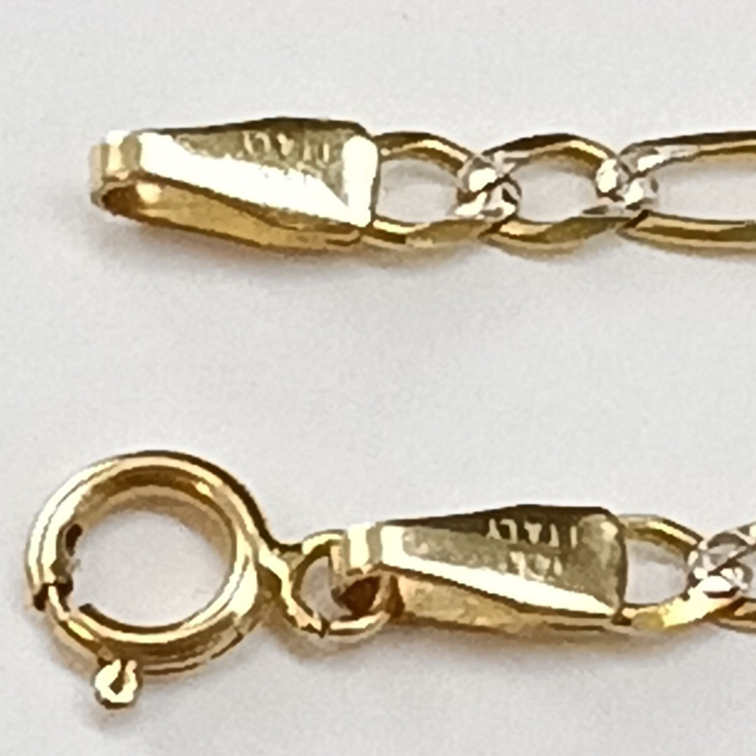 K1 4,30 GRMS 14 K ESPECIFICACIONES COMPLEMENTARIAS CADENA TJ CARTIER ORO 14K (SEMINUEVO)