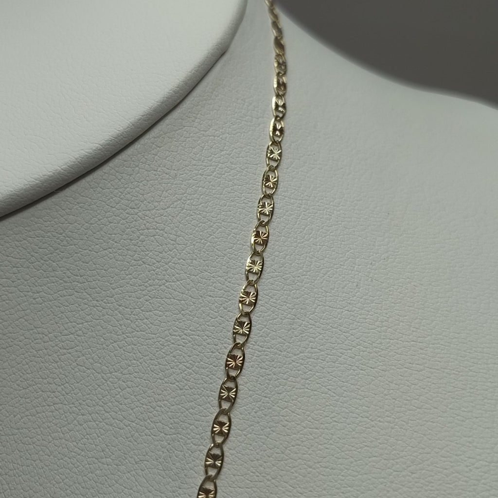 CADENA TEJIDO MARINERO 3.61GR 55 CM (NUEVO)