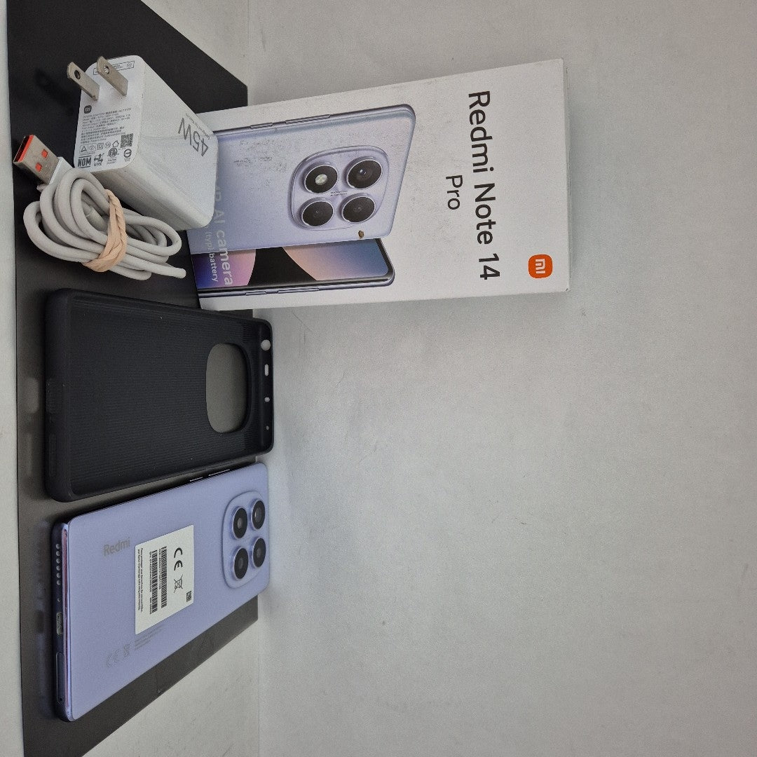 CELULAR XIAOMI REDMI NOTE 14 PRO 24116RACCG (2024) 256 GB 8 GB RAM (SEMINUEVO)