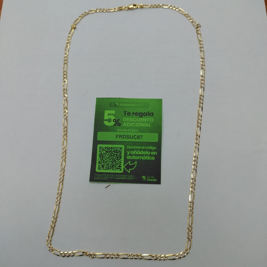 CADENA TEJIDO 3X1 8.4G 55 CM (NUEVO)