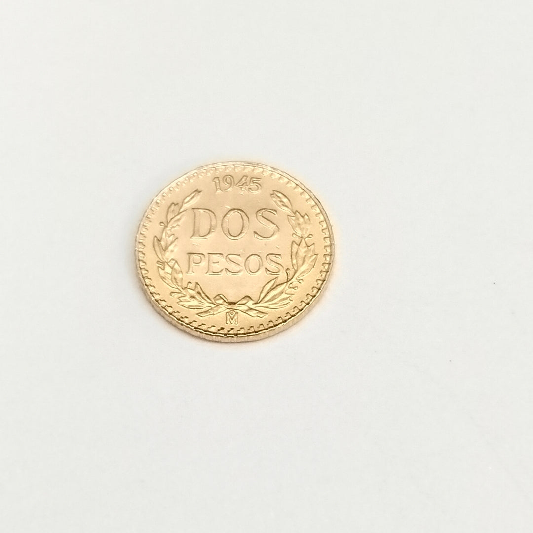 K1 1,60 GRMS 21 K ESPECIFICACIONES COMPLEMENTARIAS MONEDA DESMONETIZADA $2 PESOS (SEMINUEVO)