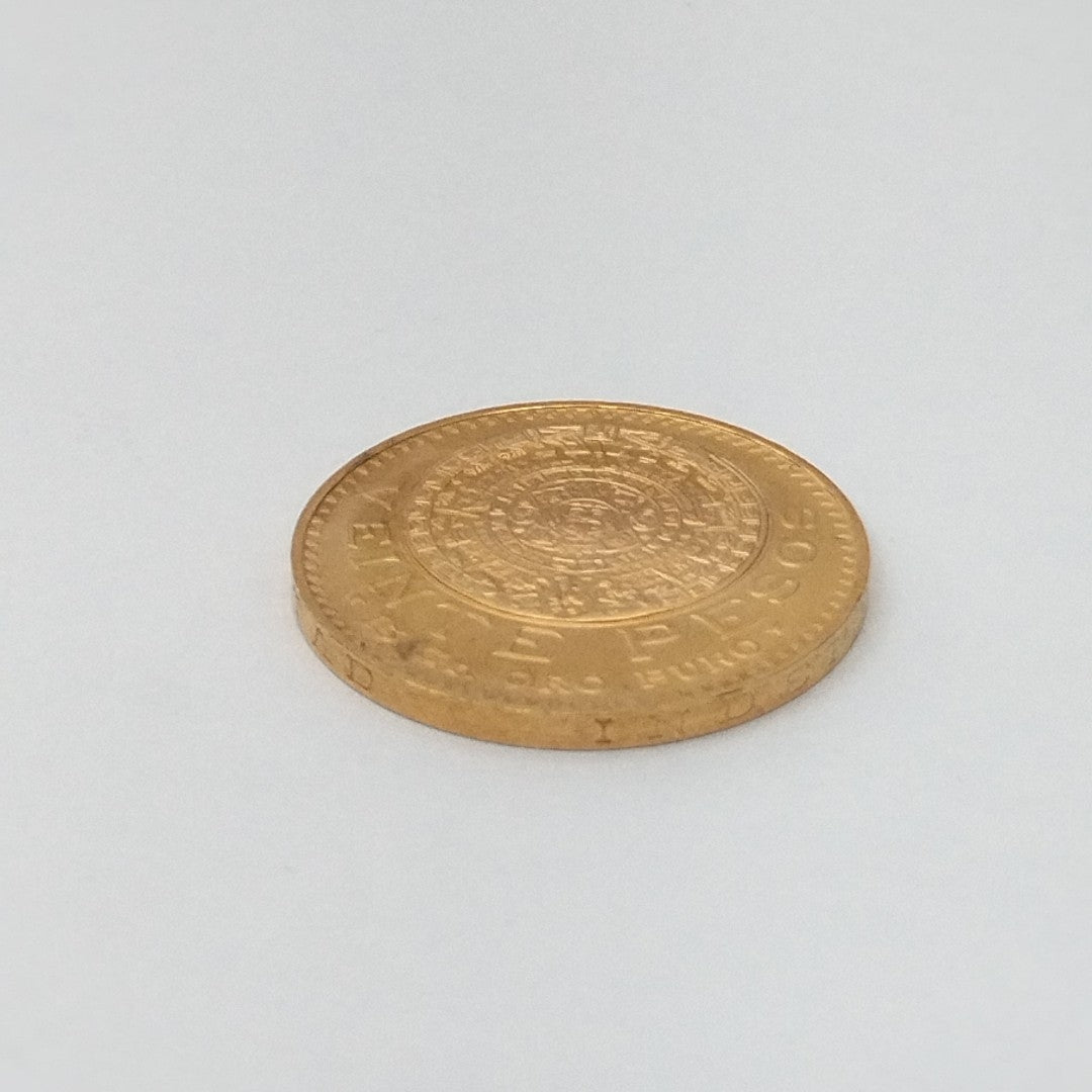 K1 16.6 GRMS 21 K IDENTIFICACIÓN MONEDA NOMINATIVA MONEDAS PESOS 20 PES (SEMINUEVO)