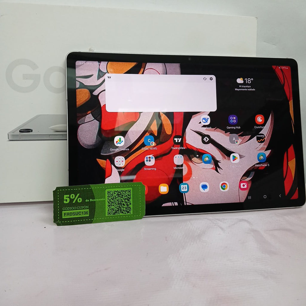 TABLETA SAMSUNG GALAXY TAB S9 FE SM-X510 (2023) 128 GB 6 GB RAM (SEMINUEVO)